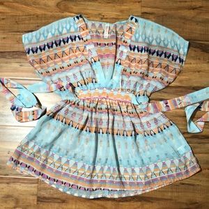 Xhilaration baby doll style blouse